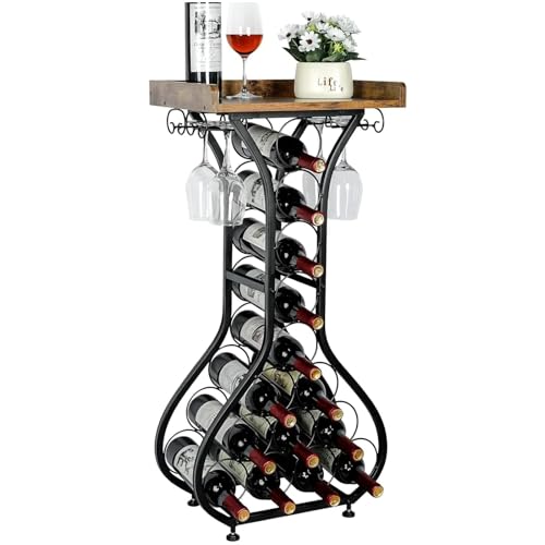 ZHLELEWZ ワインラック 14本収納モデル