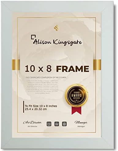 Modern Black 12x10 Photo Frame With Mount Photo Frame for Image Size 10 x 8 Inches, With Clear Perspex Sheet, to Hang Portrait or Landscape (12x10 For 10x8 Image Size, Black)
