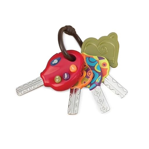 B. toys - LucKeys 4 Llaves de Juguete texturizadas para bebés y niños pequeños - Sonidos de Linterna y Coche - 100% no tóxico y sin BPA | Ya disponible en tu tienda friki favorita! En mundofriki.es! B. toys - LucKeys 4 Llaves de Juguete texturizadas para bebés y niños pequeños - Sonidos de Linterna y Coche - 100% no tóxico y sin BPA | Ya disponible en tu tienda friki favorita! En mundofriki.es!
