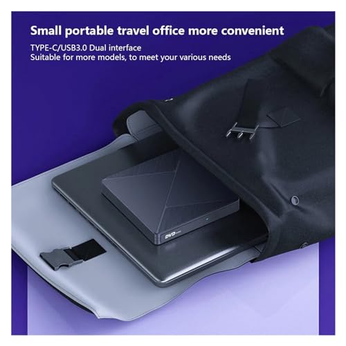 Lecteur graveur CD DVD externe USB 3.0 Type-C pour PC portable Windows Mac - 4