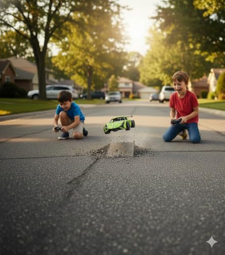 Image of Storm Rapid SRC 1:16 Scale High-Speed RC Racing Car | 2.4GHz Remote Control Drift Car with Rechargeable 3.7V Battery, USB Charging & LED Effects | Fast Sport RC Car Toy for Kids (Multicolor)