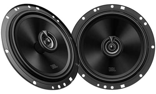 JBL Stage2 65F GEN2 6.5 (165 mm) Coaxial Car Speakers delivering 60W RMS and 480W Peak Power, 4 Ohm Impedance, Polypropylene Woofer Cone and PEI Dome Tweeter for Clear, Dynamic and Powerful Sound