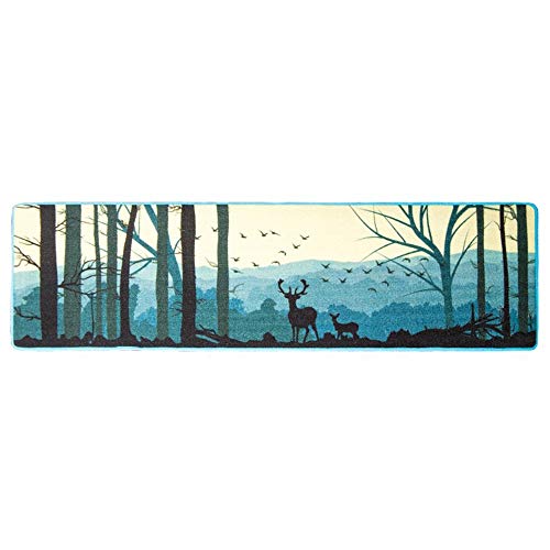 Tapis de chambre au motif paysage pour une ambiance cocooning douce