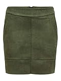 rock 40 181 fm special_size_type; Standard ONLY Damen Onljulie Fauxsuede Bonded Skirt Otw Noos Rock, Grape Leaf, 40 EU