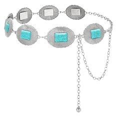 D-silver Chain-green Turquoise