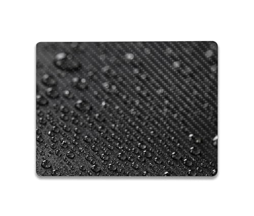 Image of MightySkins Carbon Fiber Skin Compatible with Microsoft Surface Laptop Go 3 (2023) Full Wrap Kit - Dewdrop | Protective, Durable Textured Carbon Fiber Finish | Made in The USA