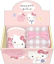 クラックス ハローキティ タオル付きマグカップ ミニタオル リボン付きヘアゴム マグカップ ギフトセット サンリオキャラクターズ×オバケーヌ 247630