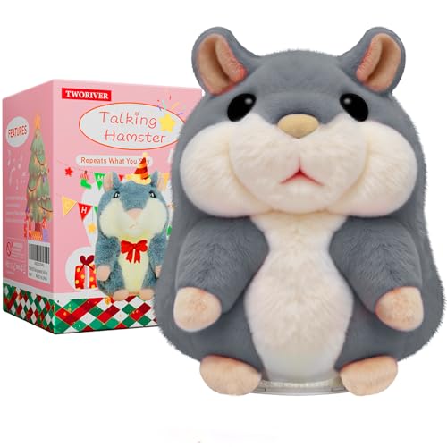 TWORIVER Toddler Toys Talking Hamster Repeats What You Say,Toys for