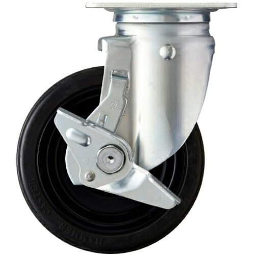 �n���}�[�L���X�^�[(Hammer Caster) ���� �S���ԗ� [�i�C�����z�C�[���E�{�[���x�A�����O] 150mm �X�g�b�p�[�t 513M-CHR150