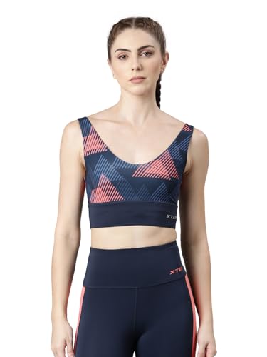 Image of XTEP Women Training Bra Top I Polyester Elastane Blend I Shield & Comfort Technology I Moisture-Wicking Support I Workout Wear
