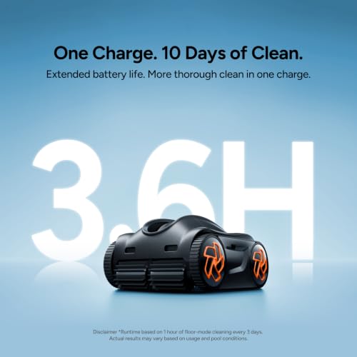Image of iGarden K Series Robotic Pool Cleaner, 3.6H Runtime, Above /Inground Pool