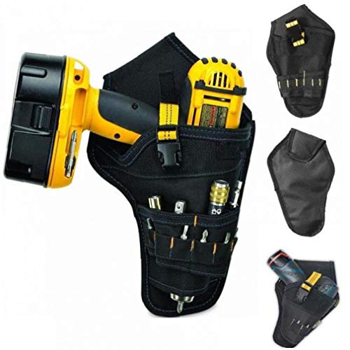 Zonfer Herramienta del Electricista Portátil De Cinturón Bolsa Bolsa De Impacto Conductor Taladro Eléctrico Taladro Funda Titular De La Cintura Bolsa De Herramientas