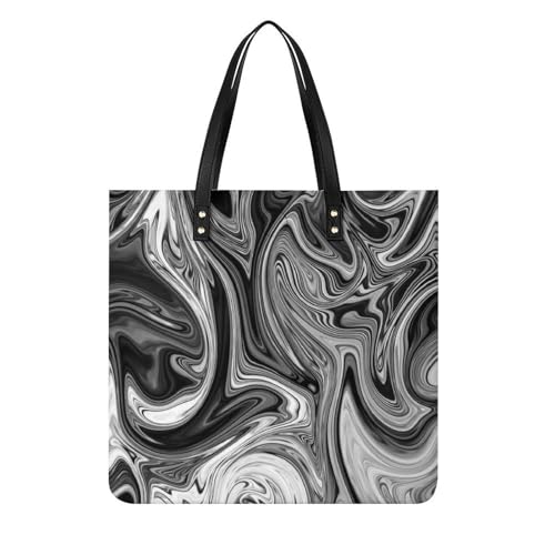 Tote bag pour voyage marbre noir fini le manque de place dans votre cabas