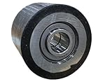 Black Ace 2525-2X Snugulator Roller Chain Tensioner – ANSI #40, #50, #60, #80 – 2.5' Dia, 2.24' Wide, 5/8' Bore – Steel & Rubber Idler