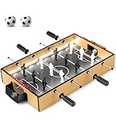 Mini Kickertisch Mit LED-Beleuchtung - Tischfußball Für Kinder & Erwachsene