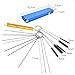 UUYYEO 4 Set Carburetor Cleaning Kit Carb Cleaning Brushes Wires Spray Gun Cleaning Needles Nozzle Cleaning Needles Wire Motorcycle Car Engines Cleaning Tool