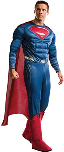 Rubie's Men's Superman Adult Deluxe Costume, As Shown, Standard