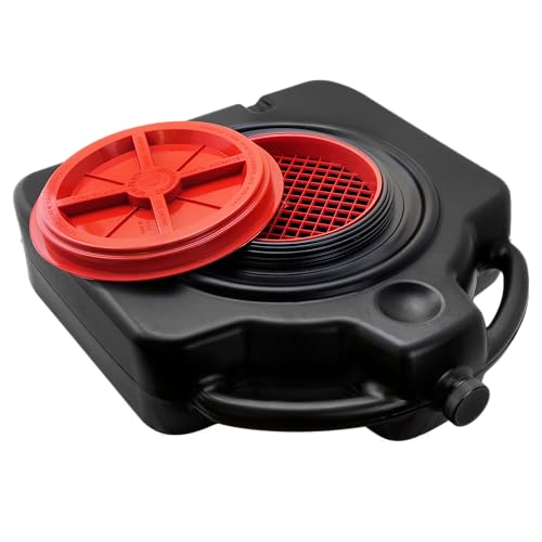 LUMAX Black LX-1632 15 Quart Drainmaster Pan and...