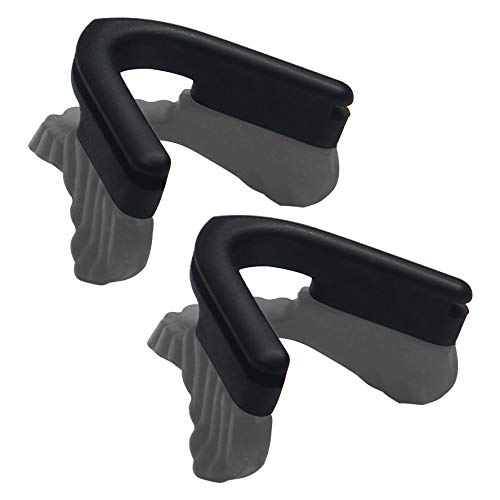 MYCOURAG 2 Pairs Replacement Silicone Rubber Nose Pads Nose Pieces for Oakley M Frame/Sweep/Heater/Strike/Hybrid Sunglasses - Gray