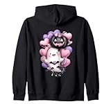 Whimsical Halloween Kawaii Ghost Pumpkins Bats
