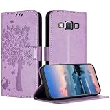 JayModCase Custodia per Samsung Galaxy A5 2016 / A510, Flip Portafoglio Pelle Cover con [Slot Schede] [Magnetico] [Cavalletto] Antiurto Compatibile con Samsung A5 2016 - Viola chiaro