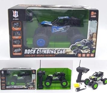 Brunte 4WD Remote Control Rock Climbing and Racing Car Remote Control Car for Boys (Assorted Color)