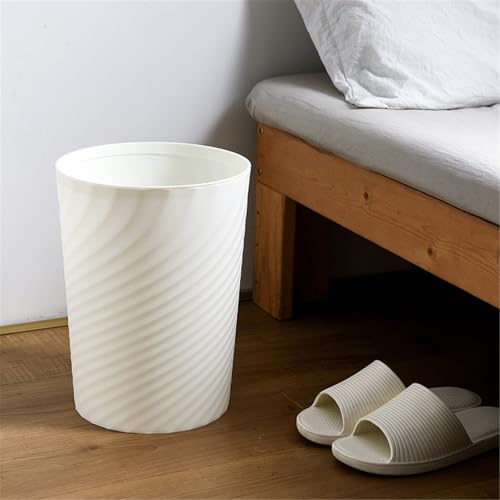 Papelera minimalista abierta negra tamaño grande para baño y cocina 7