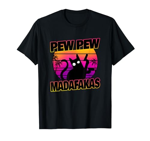 Pew Pew Madafakas Chat Vaporwave Aesthetic T-Shirt