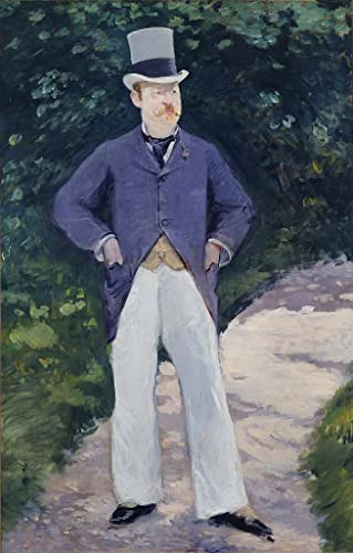 Toile Manet Monsieur Brun 60x90 pour habiller un mur de salon vide