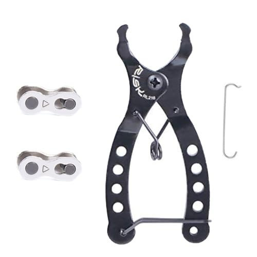 4 peças ligação de corrente de bicicleta, 6-7-8 velocidades corrente de bicicleta, corrente de libertação rápida conector, ligações perdidas de bicicleta, com ligação de bicicleta e ganchos de