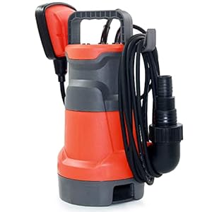 Amazon Brand – Umi 400W Submersible Pump for Clean Dirty Water 8000 LPH, Drain Water from Garden Pond Pool Hot Tub…