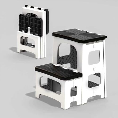 image for Ahxuvan 2 Step Stool Foldable, Non-Slip Steps, Folding Step stool for 