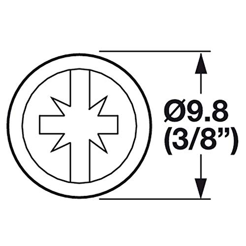 25 Pack Multipurpose Furniture Screws Cabinet Panel Connector Binding Barrels, 27Mm (1-1/16") Sleeve With 16Mm (5/8") Universal Head Inter Screws, M4 Bolts #TOP4
