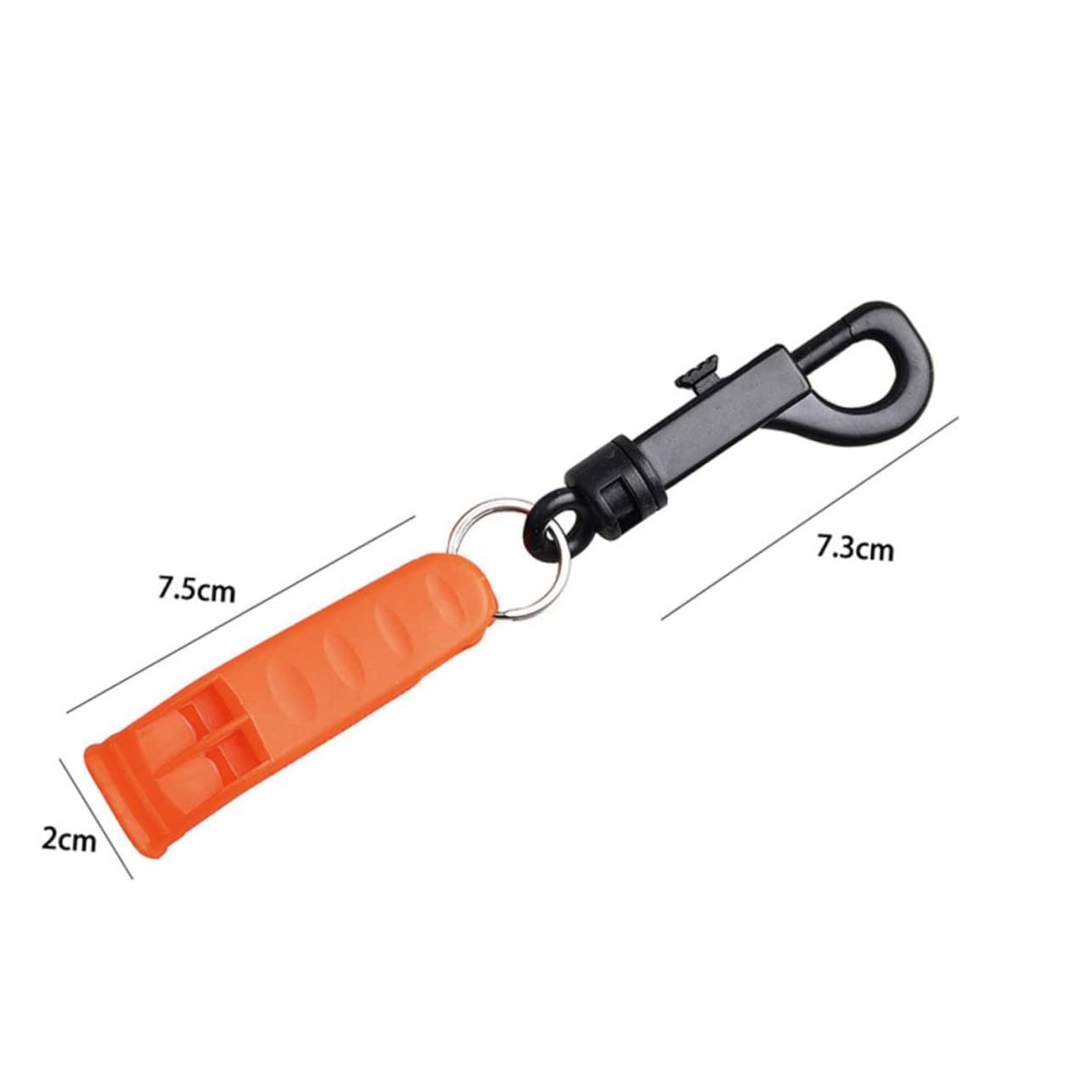 YARNOW Fischietto D'emergenza Essentials da Campeggio Partite Sopravvivenza Escursionistica Emergenza Fischio Fischietto da Campeggio Fischio di Sicurezza Plastica Orange
