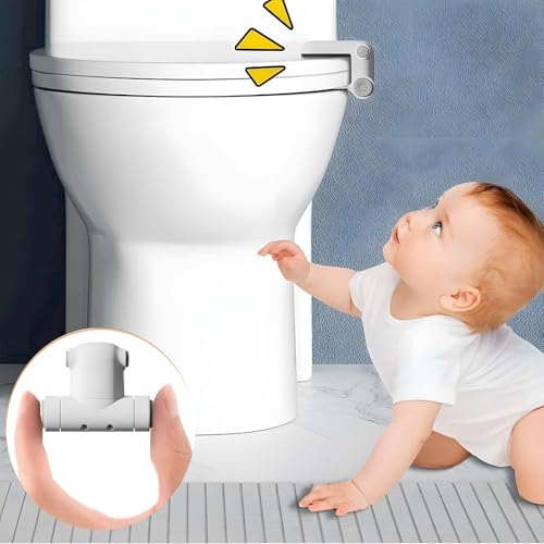 Verrou de toilettes réglable bébé : sécurité sans outils et installation adhésive facile - 6