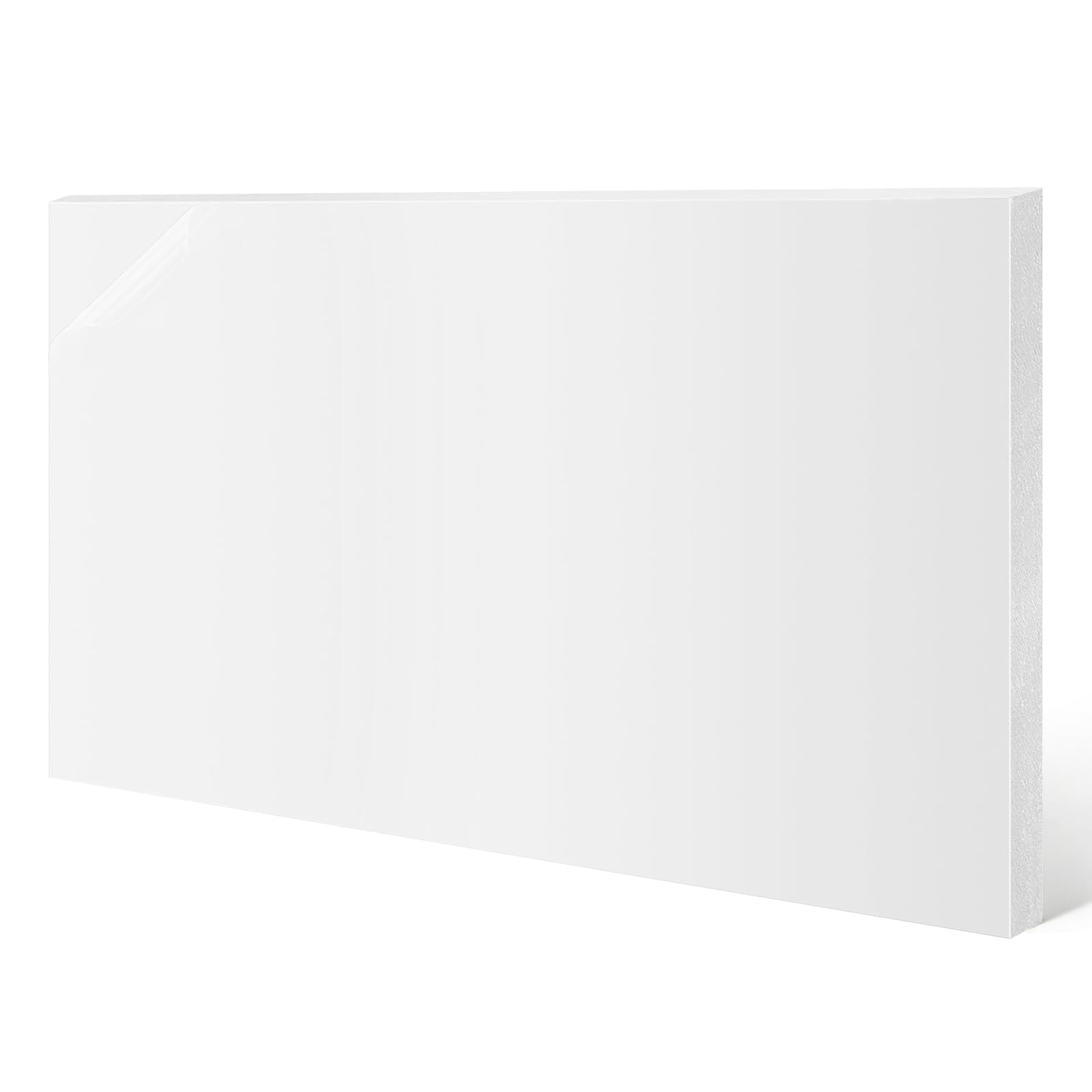 HDPE Plastic Sheet - 1/2" x 24" x 48" Black -8