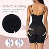 FeelinGirl Butt Lifter Bodysuit Body Shaper Tummy Control Shapewear Plus Size Seamless Full Body Waist Trainer Back Support Black XL/XXL