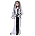 Fun World Skeleton Bride Costume, Large 12-14, Multicolor