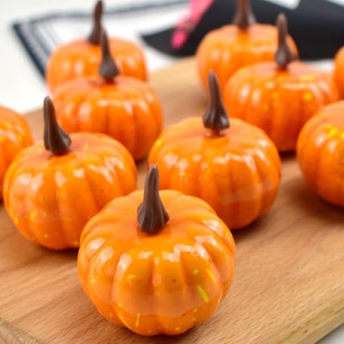 12 Pieces Foam Pumpkins, Simulation Modeling Compact Size DIY Surface Lightweight Halloween Pumpkins,Multi-Scenario Adaptation Reusable Easy to Clean Fall Decorations for Home Indoor Outdoor - image 6