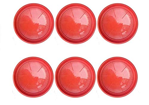 Vinshra Plastic Pot Bottom Trays, Red, 12 inch, 6 Pieces (B08GG68VLN) Amazon Price History, Amazon Price Tracker