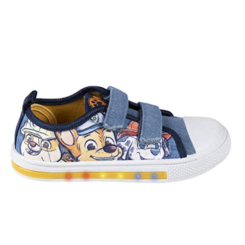 CERDÁ LIFE'S LITTLE MOMENTS 2300004863_T024-C56, Zapatillas de Lona Bajas para Niños de la Patrulla Canina-Licencia Oficial Nickelodeon, Azul, 24 EU