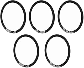 5 Pieces Bike Bottom Bracket Washer Bicycle Ultra-Light Aluminium Alloy Flywheel Hub Spacer Thickness 1mm/2mm/3mm