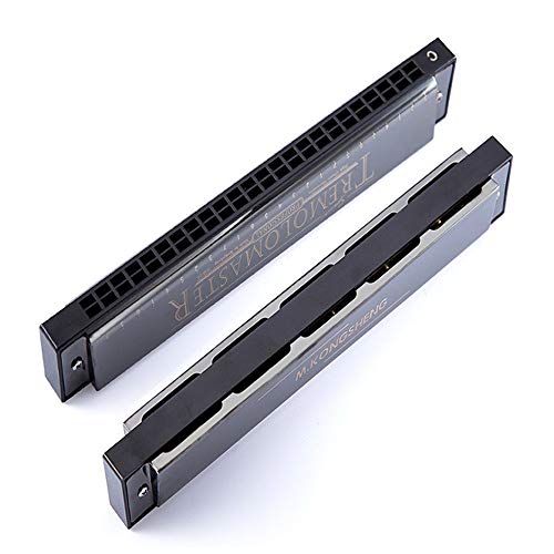SHUIYUE 24 Trous Tremolo Harmonica Élégant C Tonalité Orgue à Bouche Noire pour Joueur Professionnel Étudiants Débutants… - Les Beatles, Paul McCartney, John Lennon, RIngo Starr, George Harrison SHUIYUE 24 Trous Tremolo Harmonica Élégant C Tonalité Orgue à Bouche Noire pour Joueur Professionnel Étudiants Débutants… – Image 3