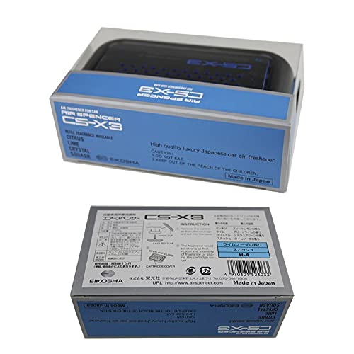 Image of CS-X3 fresh Squash scent 2 Units and 4 Refill Cartridges CSX3 Bundle Car Freshener