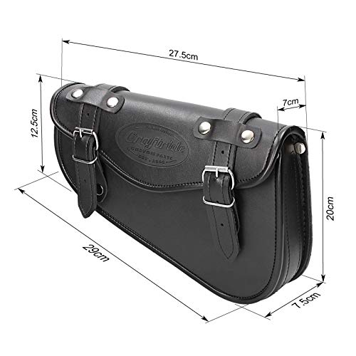 Borsa laterale 3L compatibile con Triumph Bonneville Speedmaster nero Destra