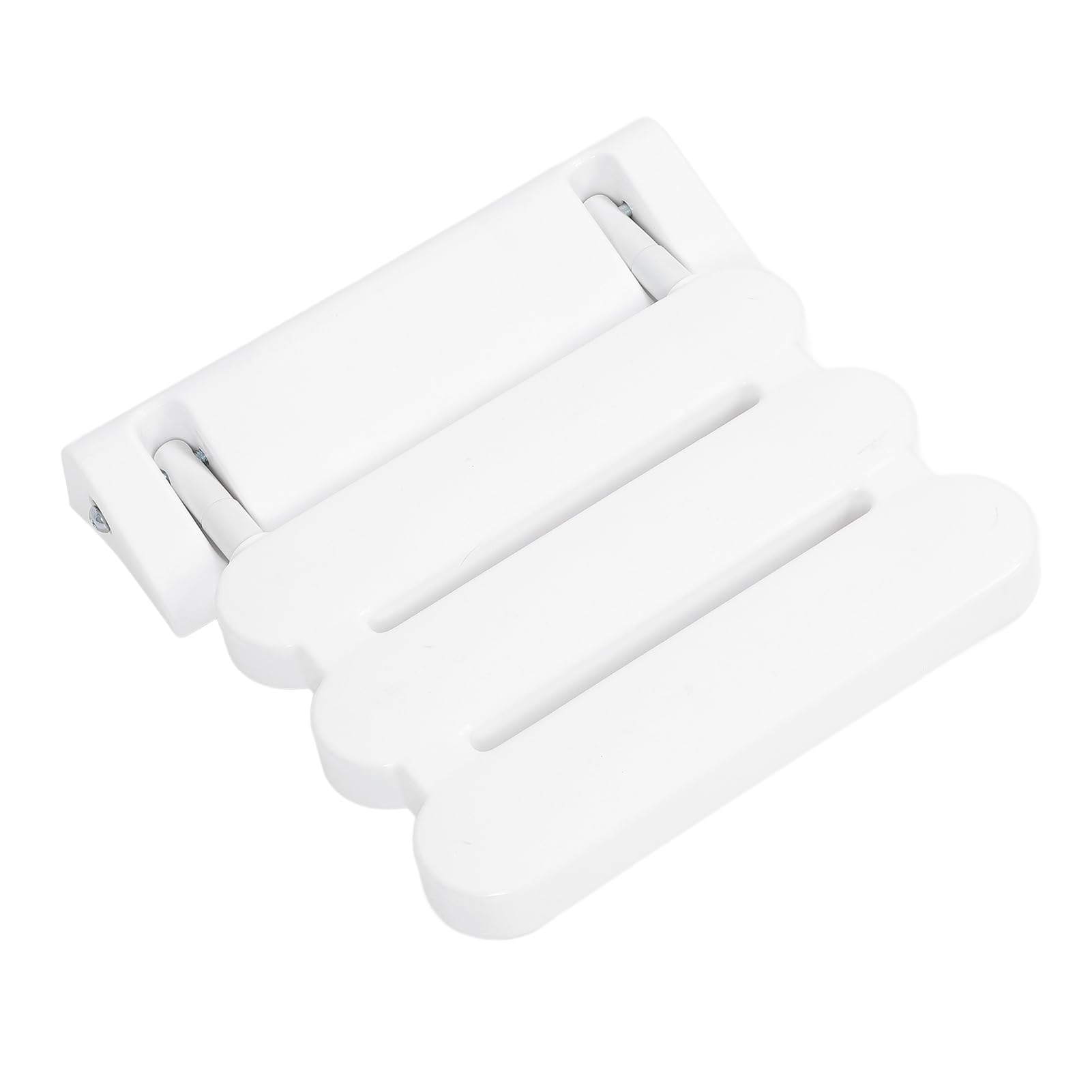 Asiento de Ducha Plegable Montado en la Pared Soporte Fuerte Antideslizante Silla Plegable para Baño para Personas Mayores Discapacitadas de Metal