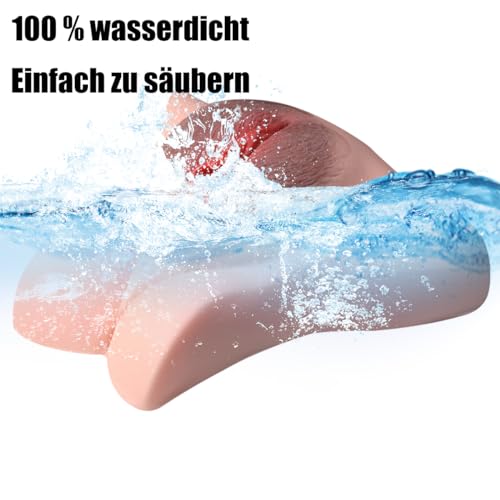 Seckoe Taschenmuschi Realistisch Groß Realistische Masturbator mit 3D Vagina Klitoris Mastubrator Mann Sex Spielzeug Taschen Pocket Pussy Erotik Sexspielzeug für Männer Solo Masturbieren – Bild 6