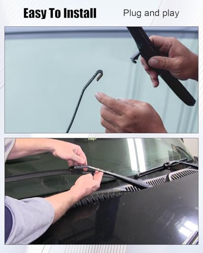 Windshield Wiper Arm Front Driver & Passenger Side Replace 42539 42691 15237916 15237915 Fit for Buick Century Regal Chevrolet Impala Monte Carlo, 2Pcs - Thumbnail 6