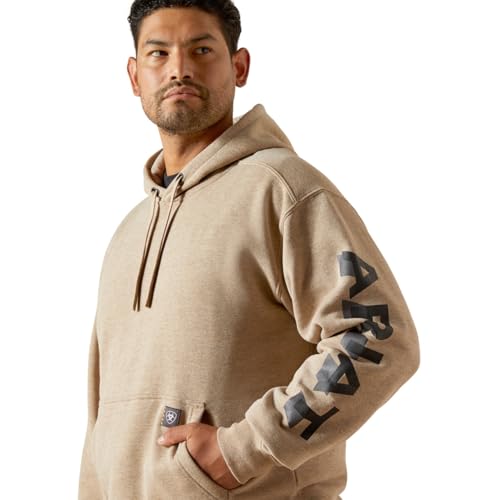 Ariat Men's Rebar Lightweight Logo Hoodie4