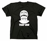Gildan Trap Jaw T-Shirt, Motu, XXL, schwarz